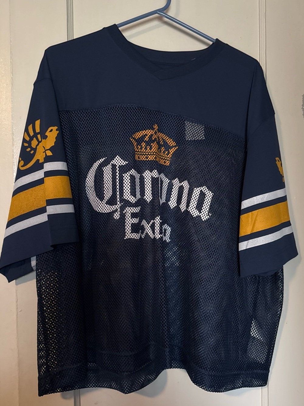 Abercrombie & Fitch x Corona mesh football jersey